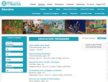 Tablet Screenshot of classes.artscouncilofprinceton.org
